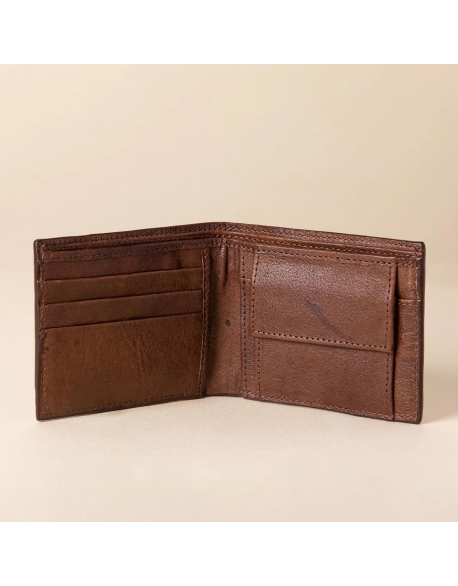 Rebel Ranch Horse Head Tooled Leather Bifold Wallet