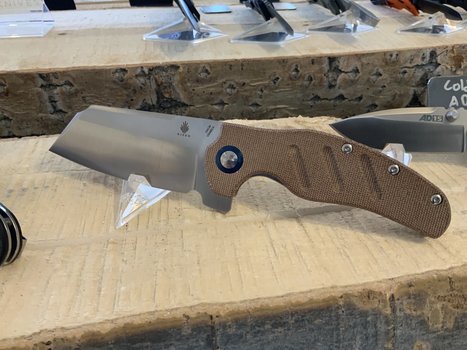 Kizer Kizer Sheepdog XL Brown Micarta Kizer Kizer Sheepdog XL Brown Micarta
