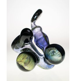 Rex Glass Sherlock with crushed opal and face marbles