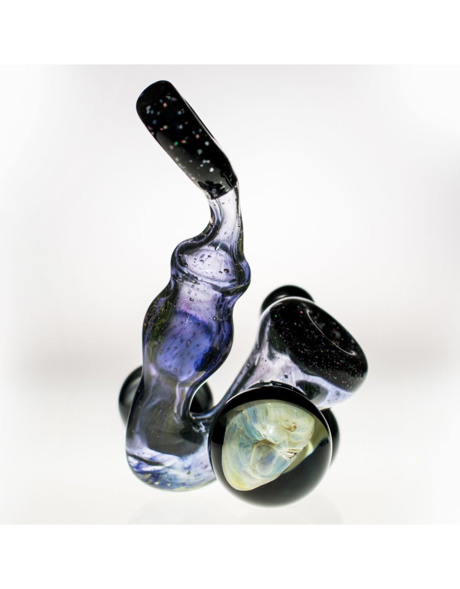 Rex Glass Sherlock with crushed opal and face marbles