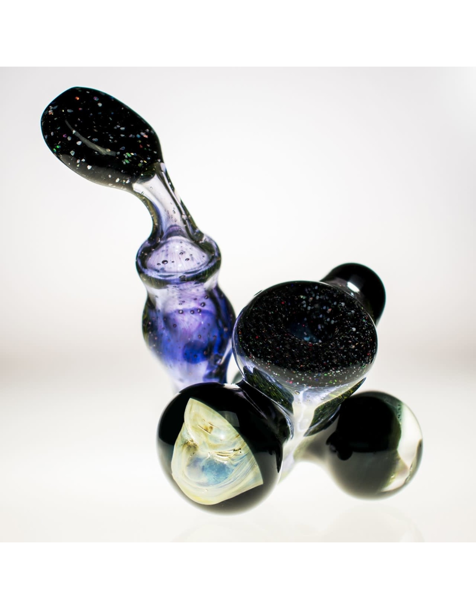 Rex Glass Sherlock with crushed opal and face marbles