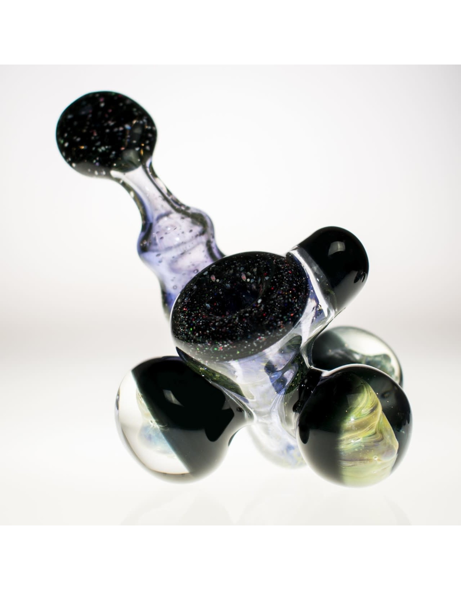 Rex Glass Sherlock with crushed opal and face marbles