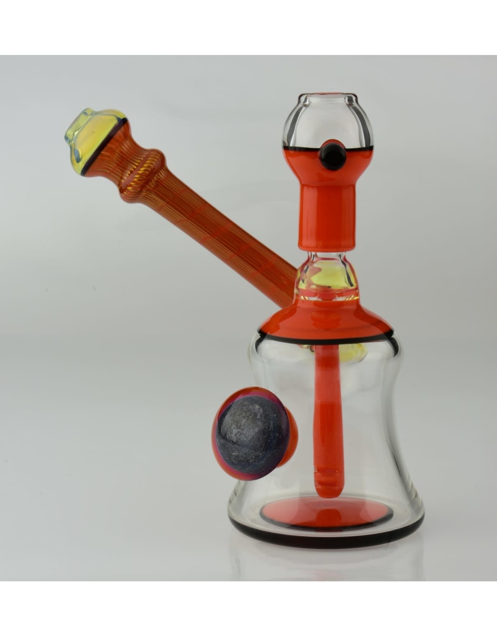 Orange Sidecar rig with Marble on side