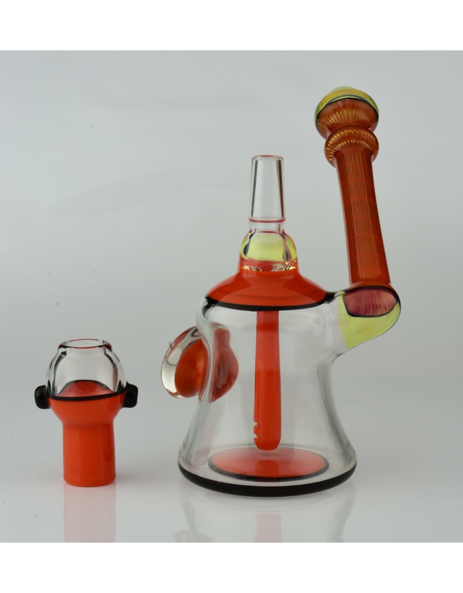 Orange Sidecar rig with Marble on side