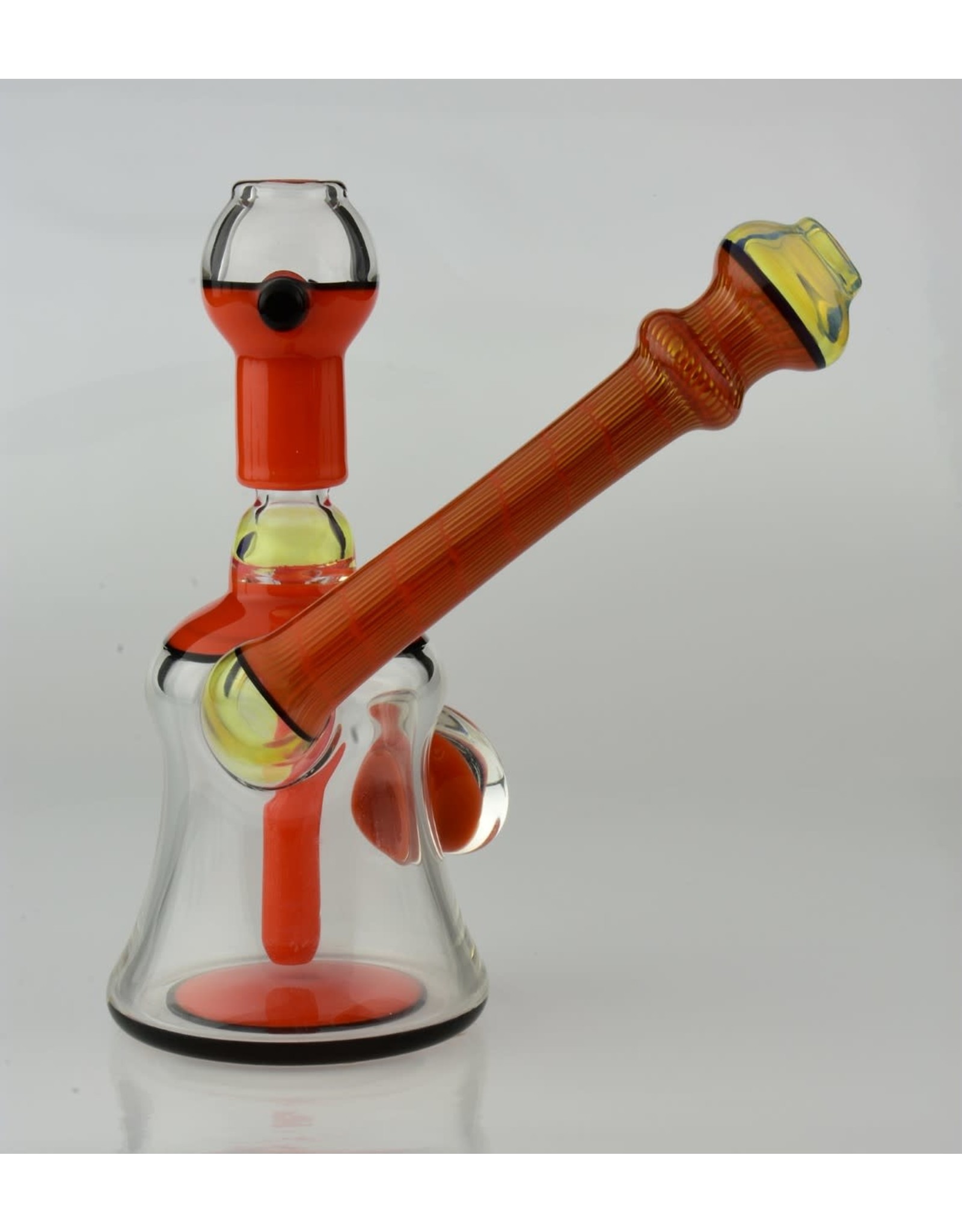 Orange Sidecar rig with Marble on side