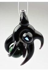 Doshworld Doshworld Black Claw Spinning Green Marble Pendant With Opal