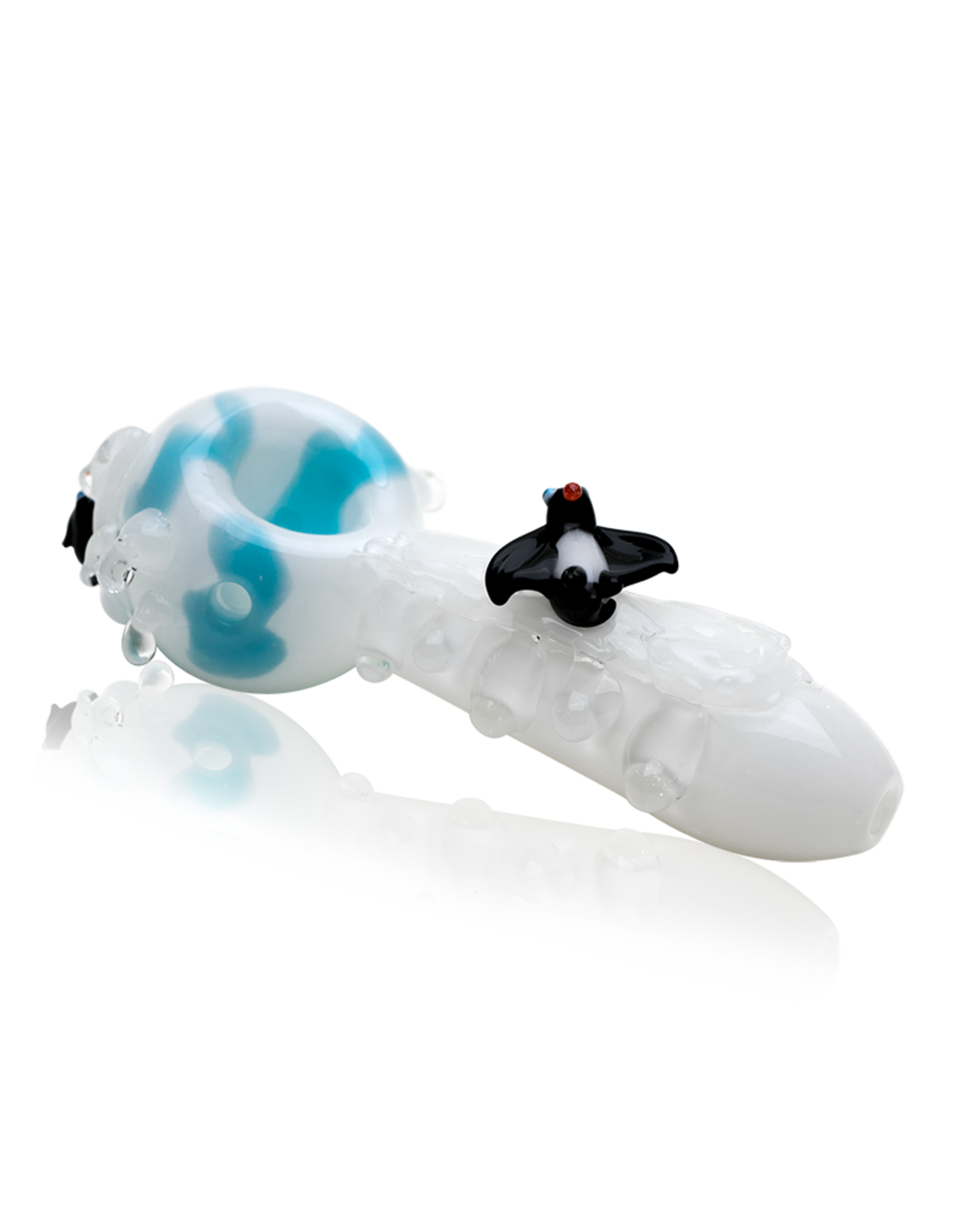 Empire Glass Icy Penguins Small Hand Pipe