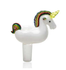 Empire Glass Unicorn With UV Reactive Horn 14mm Bowl