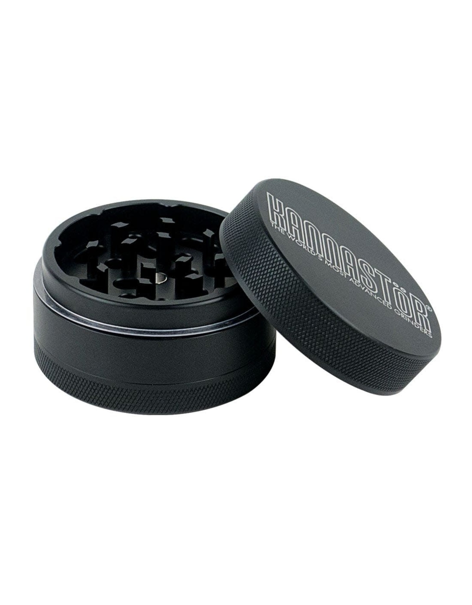 Kannastor Kannastor 4pc Grinder/Jar 2.2" Black