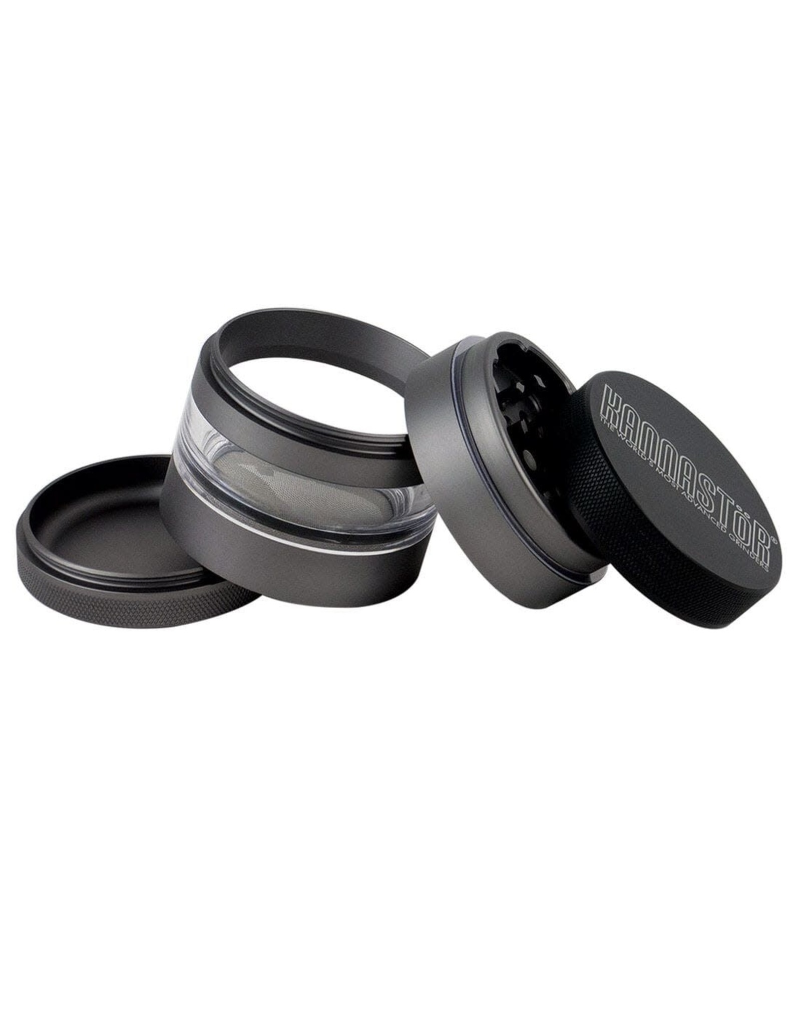 Kannastor Kannastor 4pc Grinder/Jar 2.2" Gunmetal