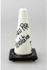 Lord Glass Pipe Revolution Lord x Zach P Collab White Sketch Construction Cone Pipe