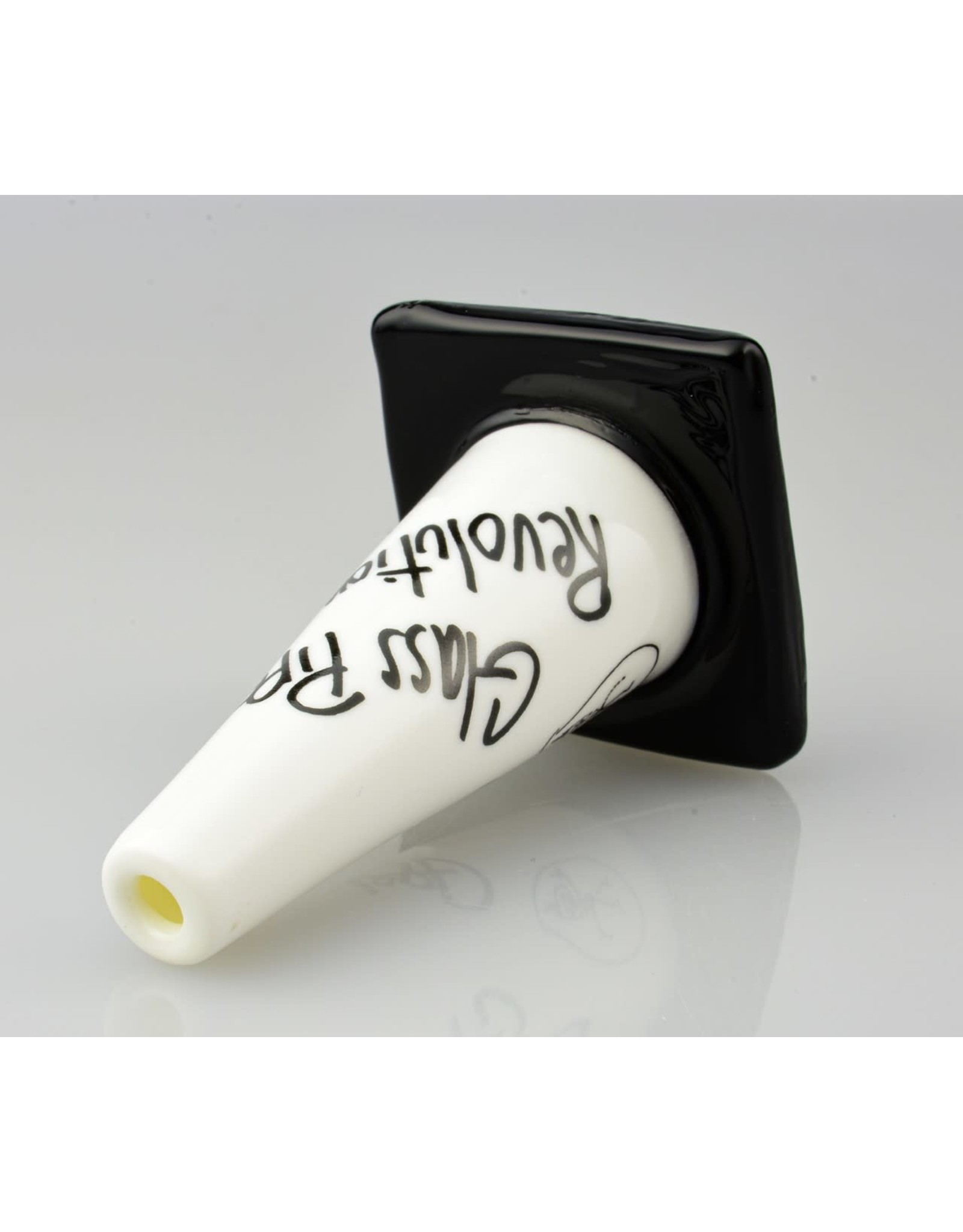 Lord Glass Pipe Revolution Lord x Zach P Collab White Sketch Construction Cone Pipe