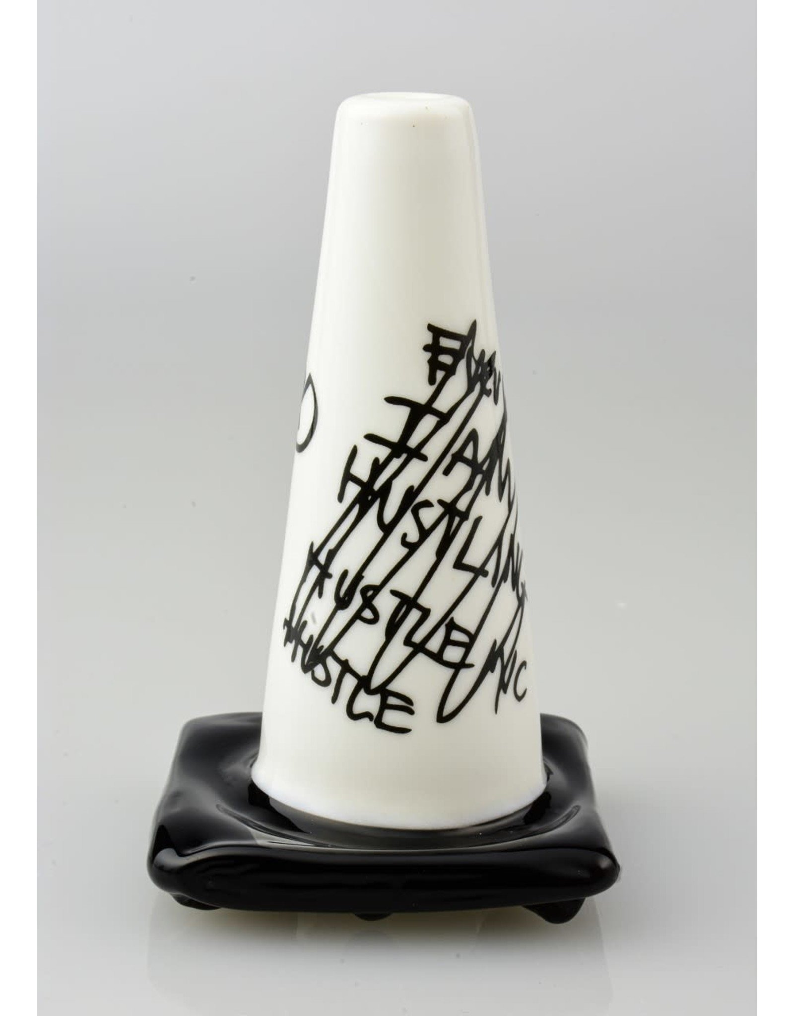 Lord Every Day Im Hustlin Lord x Zach P Collab White Sketch Construction Cone Pipe