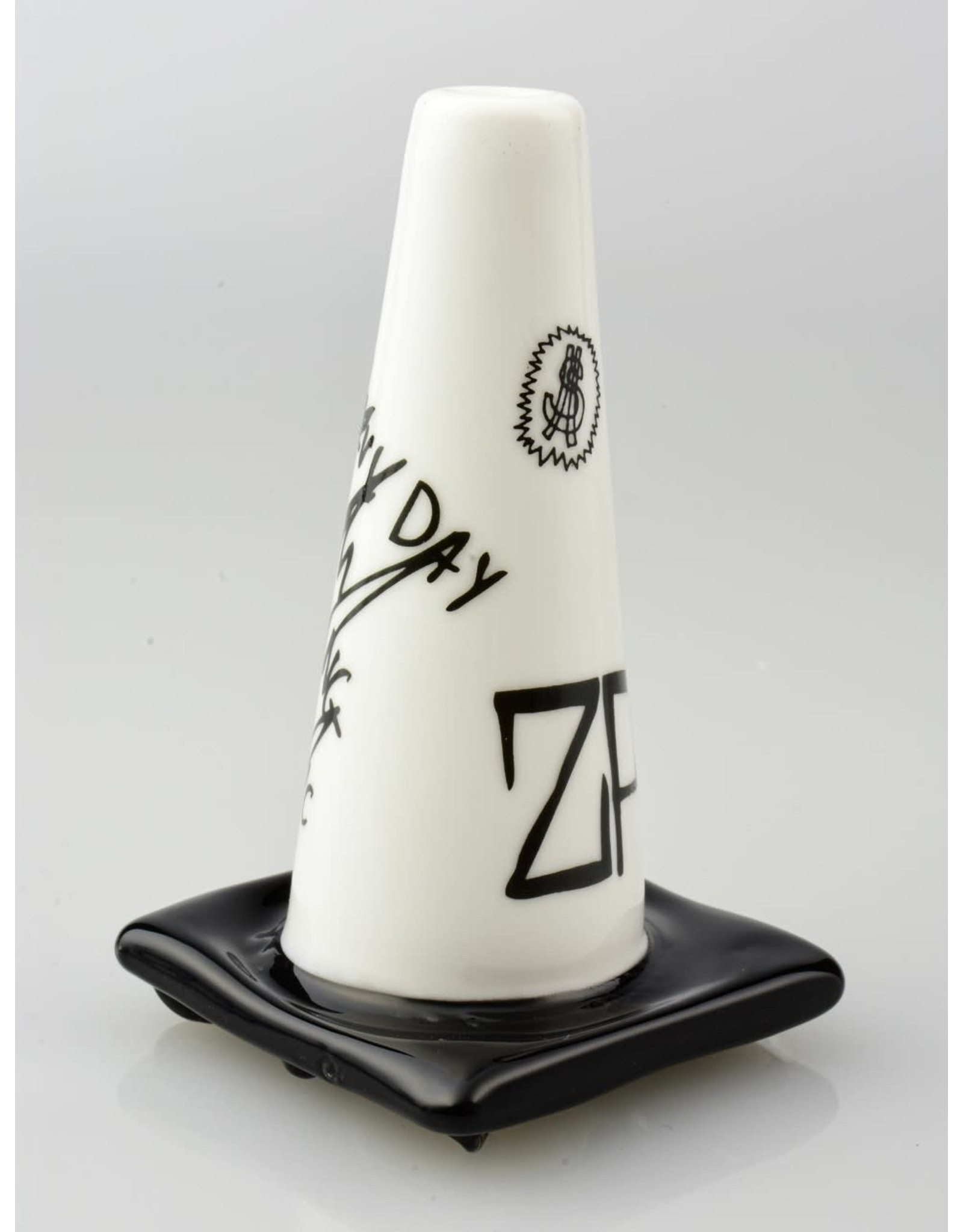 Lord Every Day Im Hustlin Lord x Zach P Collab White Sketch Construction Cone Pipe
