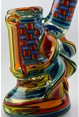 Jeff Green Jeff Green Bubbler With Flat Spiral Cane And Scuba Carb