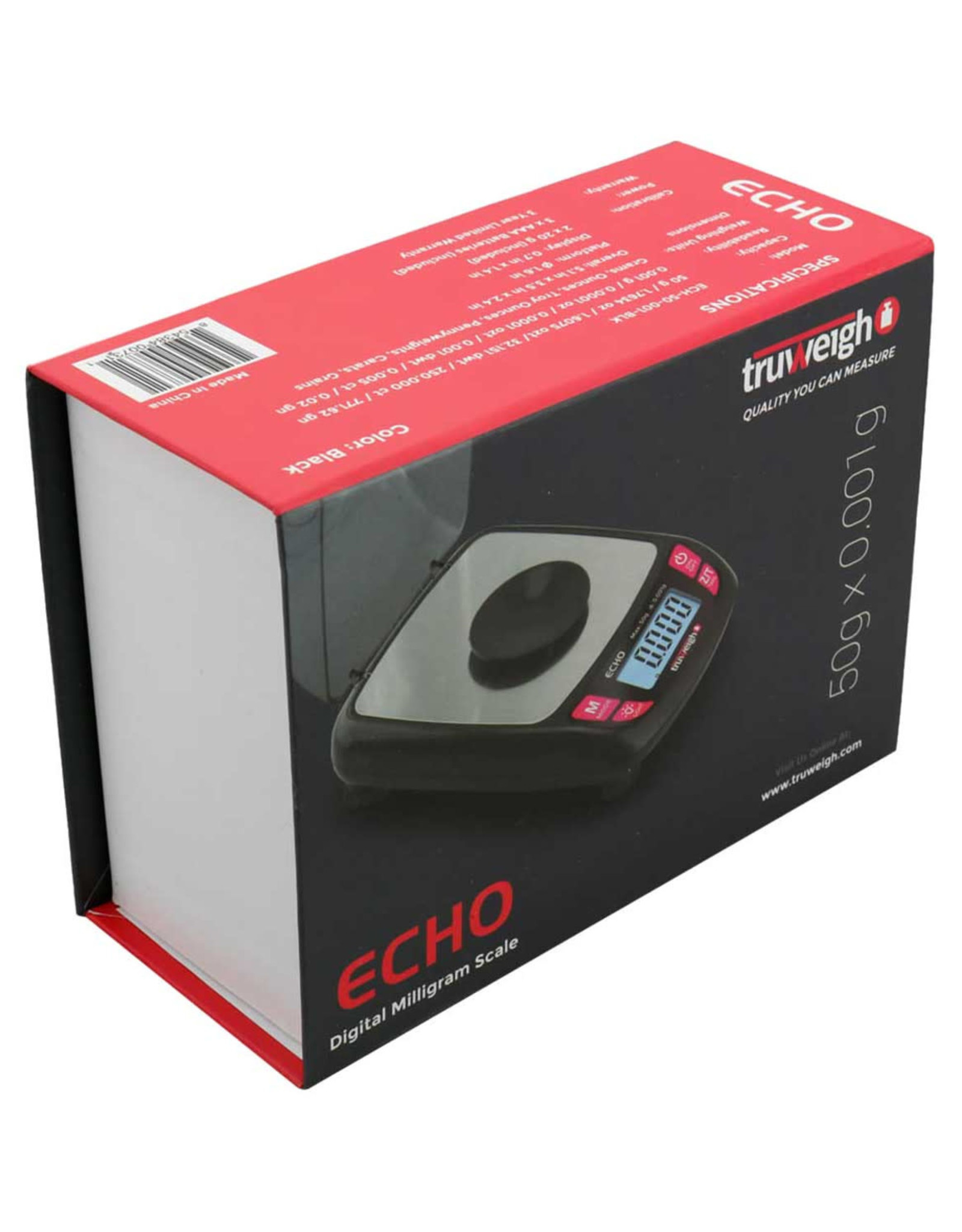 truweigh Truweigh Echo Digital Milligram Scale 50g x 0.001g Black