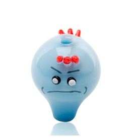 Empire Glass Peak Bubble Cap Blue Twins Meeseeks