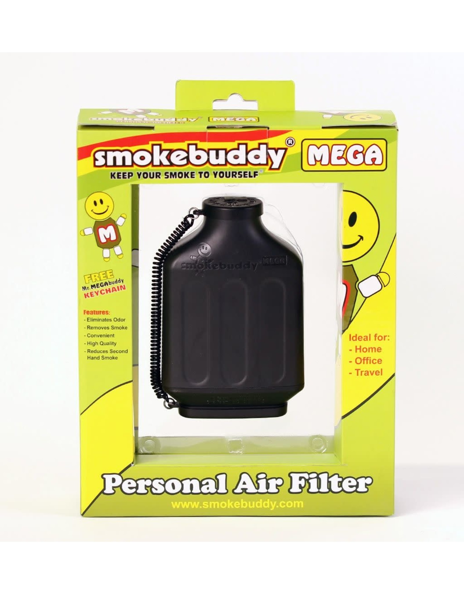 smoke buddy Black Smokebuddy MEGA Personal Air Filter