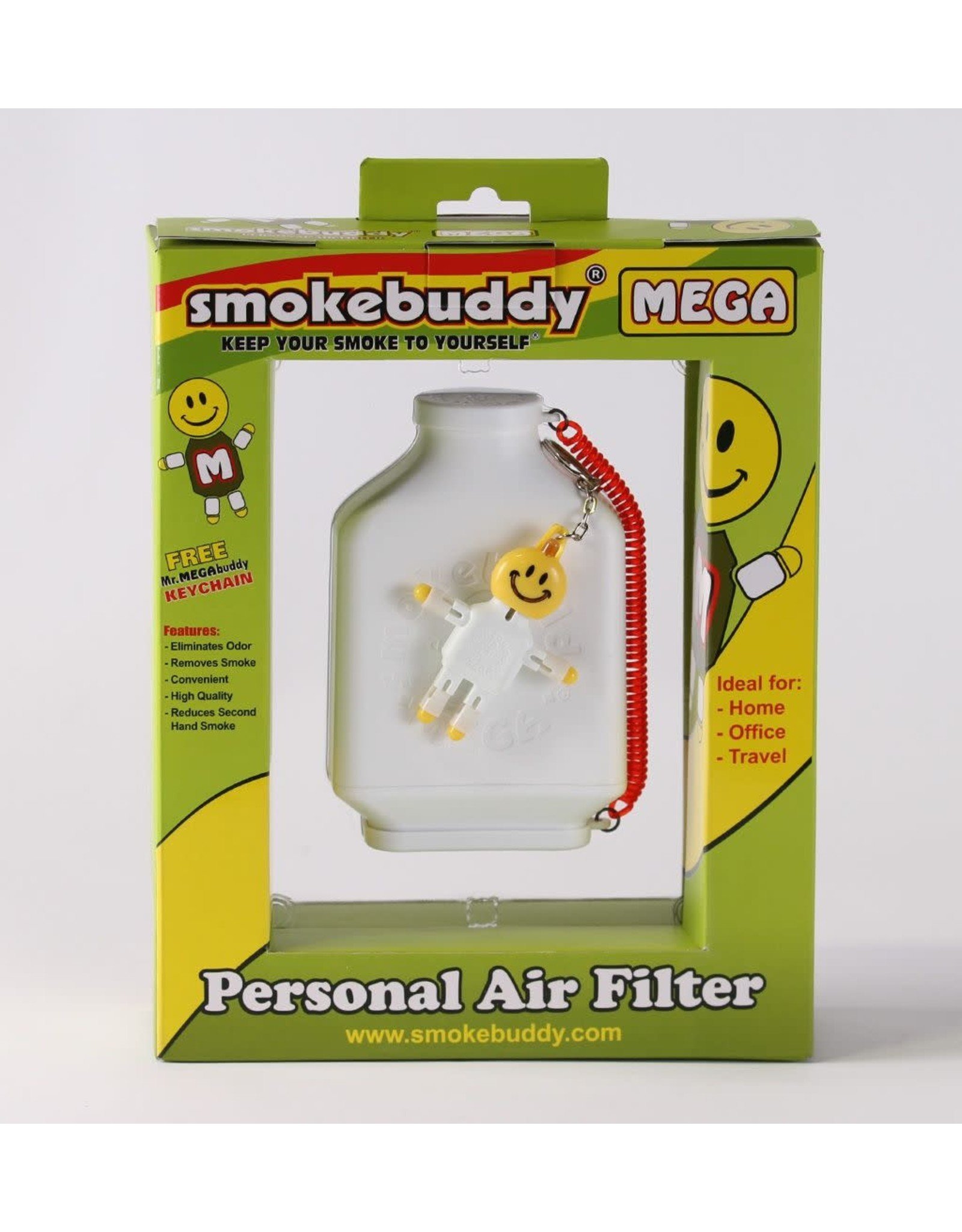 smoke buddy White Smokebuddy MEGA Personal Air Filter