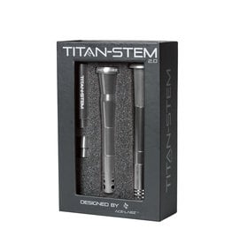 ace-labz Titan-Stem 3.0 Aluminum Metal Adjustable Length Downstem Silver