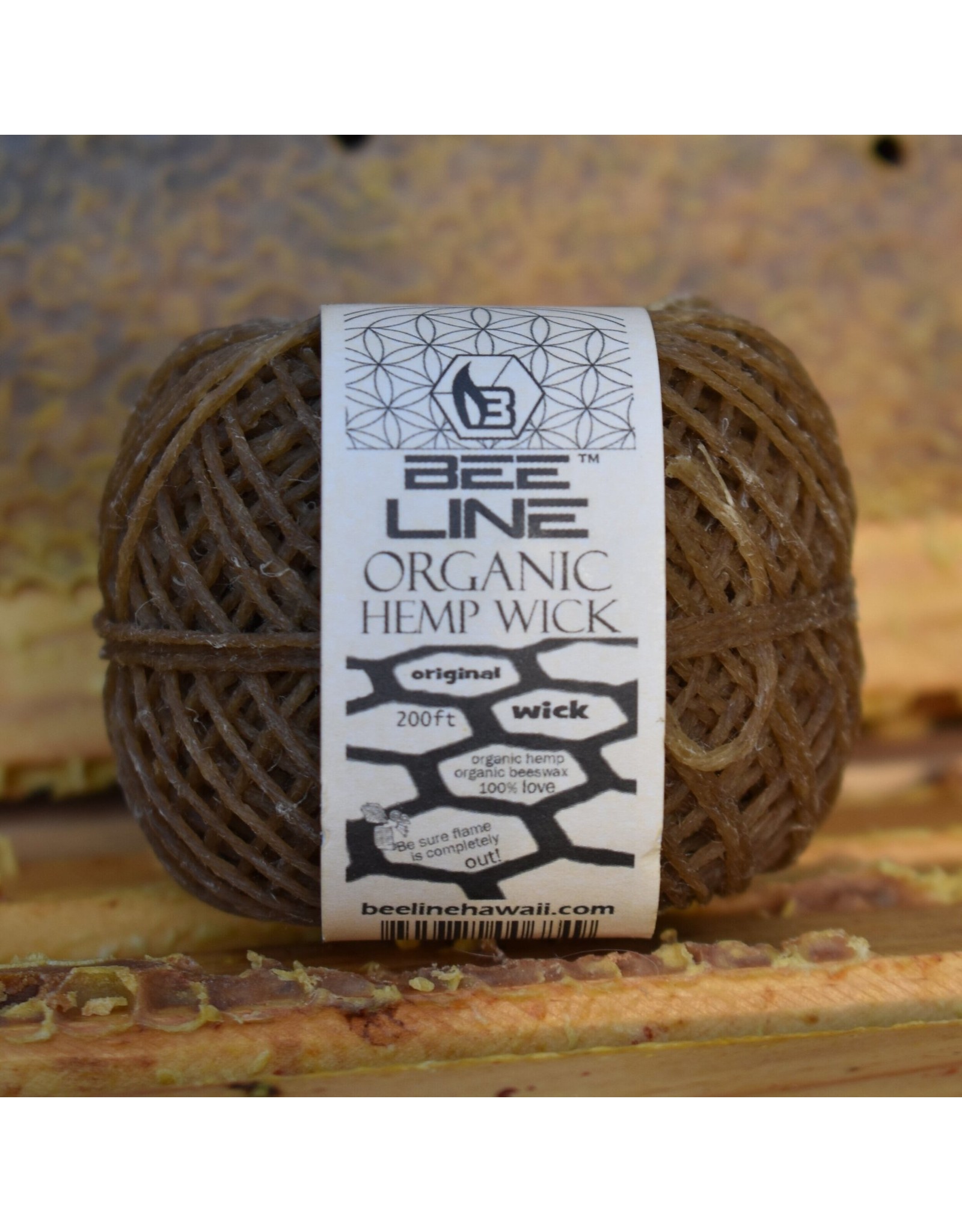 bee line Bee line Original Hemp Wick Ball Thin Roll 200 Feet