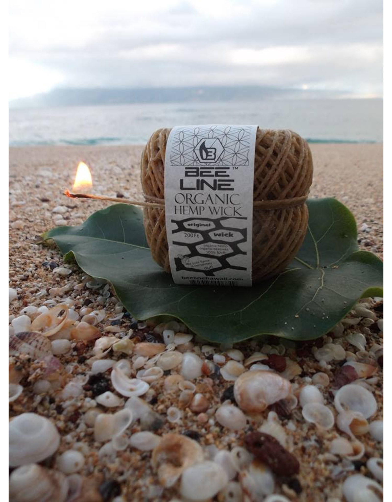 bee line Bee line Original Hemp Wick Ball Thin Roll 200 Feet