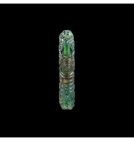 Chameleon Glass Kobaya Ashi Maru - Green Pipe