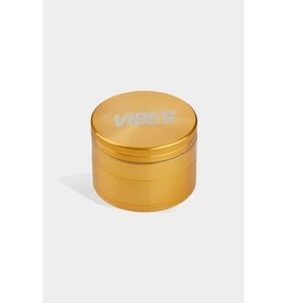 Vibes Papers Vibes Aluminum 4pc grinder 2.5" Gold