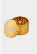 Vibes Papers Vibes Aluminum 4pc grinder 2.5" Gold