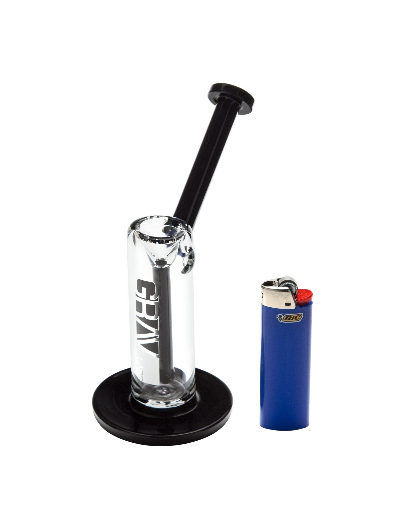 Grav Labs Grav Lab Upright Bubbler Push Bowl 32mm 6" Black