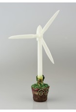 Calm White Windmill In Pot Spoon