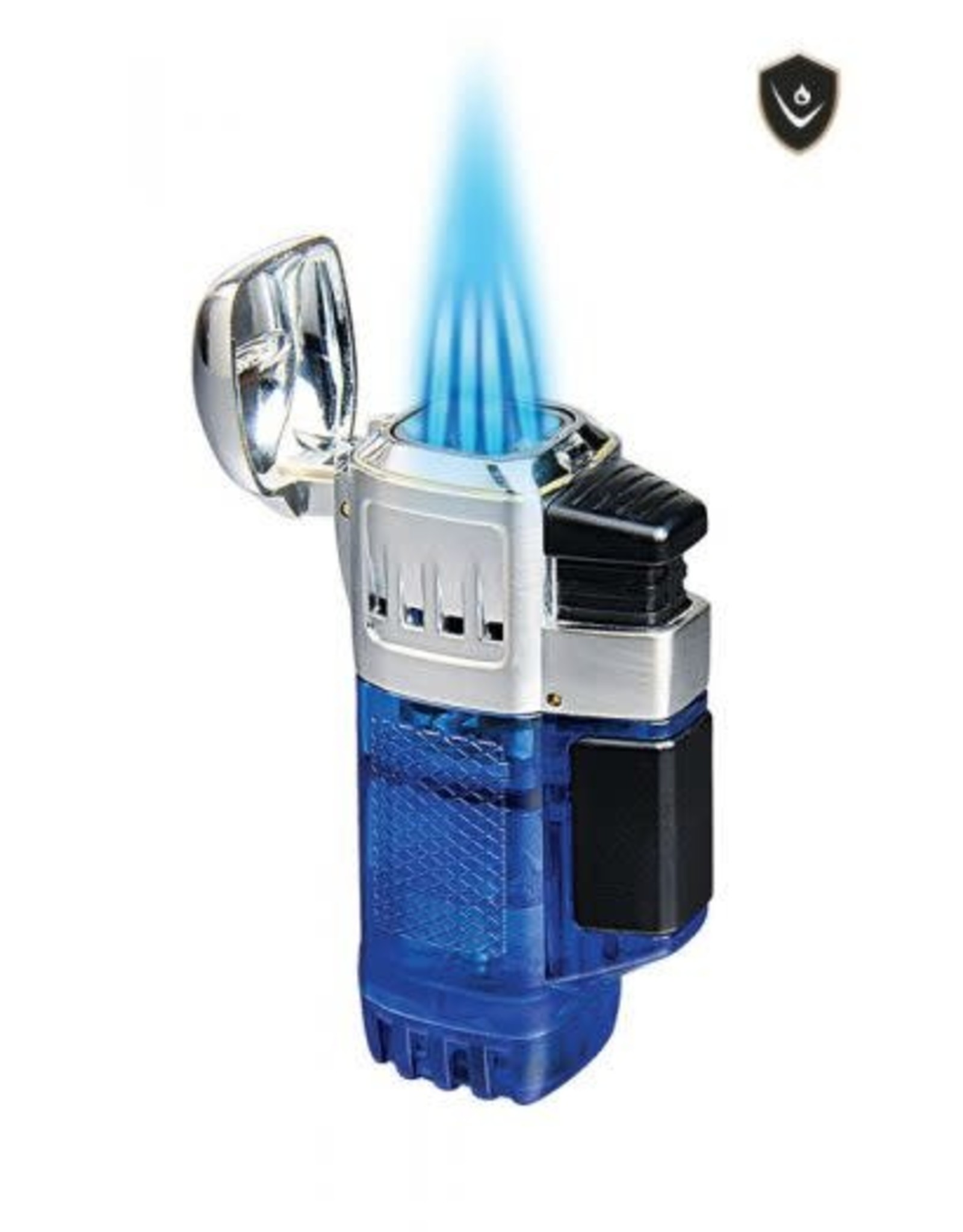 Vector Vector Torch Lighter QuadTank Blue Transparent