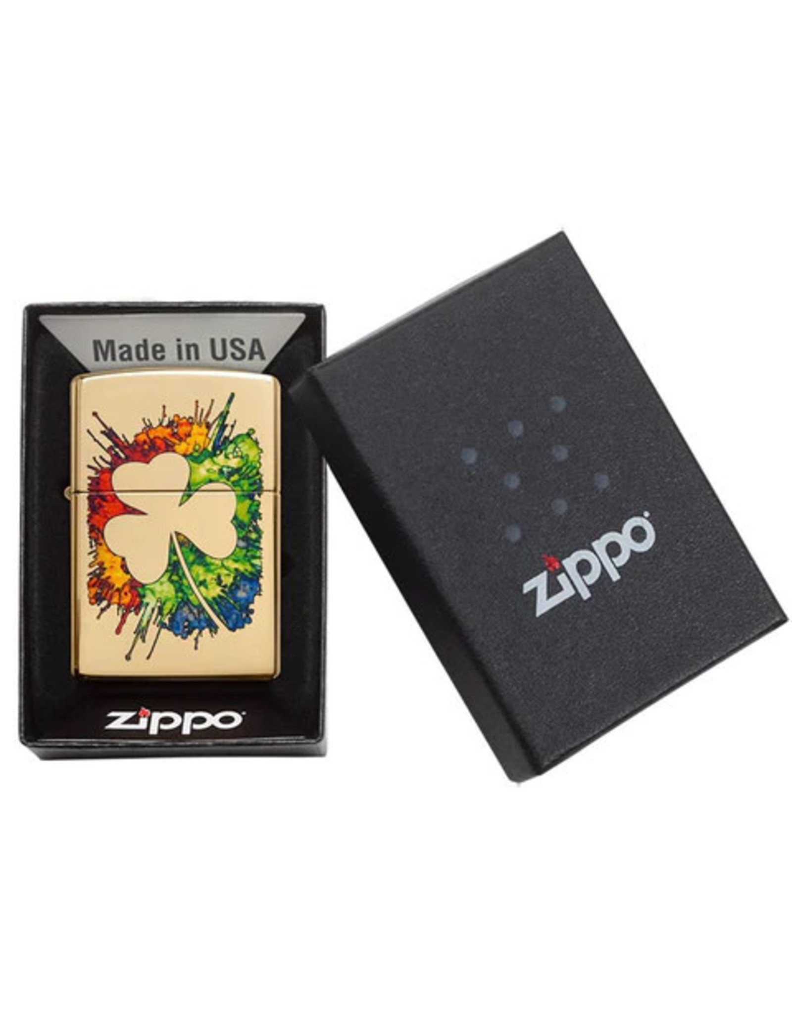 Zippo Zippo Graffiti Clover Lighter