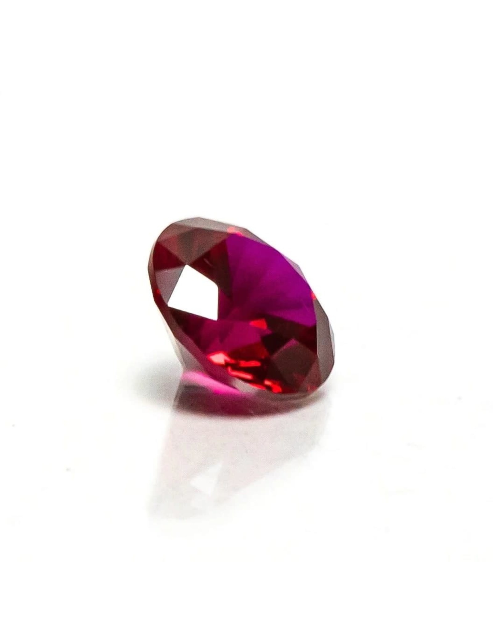 Ruby Pearl Co 10mm Diamond Cut Ruby