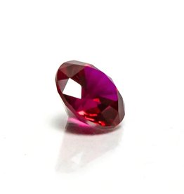 Ruby Pearl Co 10mm Diamond Cut Ruby