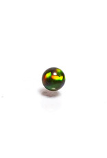 Ruby Pearl Co 3mm Black Opal Rainbow Pearl