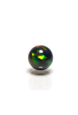 Ruby Pearl Co 5mm Black Opal Rainbow Pearl