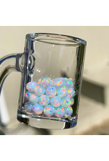 Ruby Pearl Co 4mm White Opal Rainbow Pearl