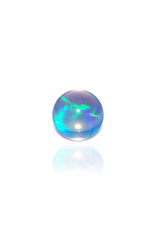 Ruby Pearl Co 5mm Blue Opal Rainbow Pearl