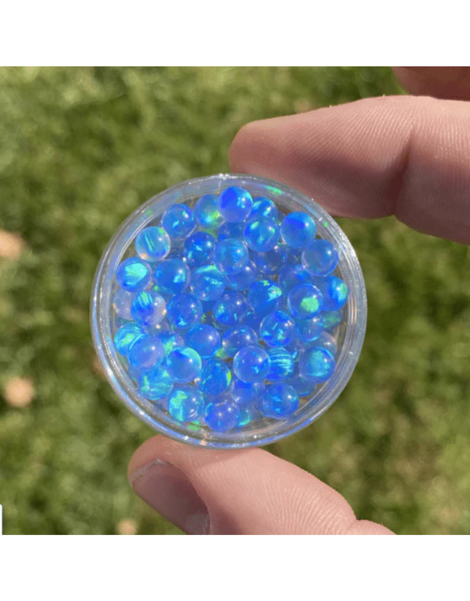 5mm Blue Opal Rainbow Pearl