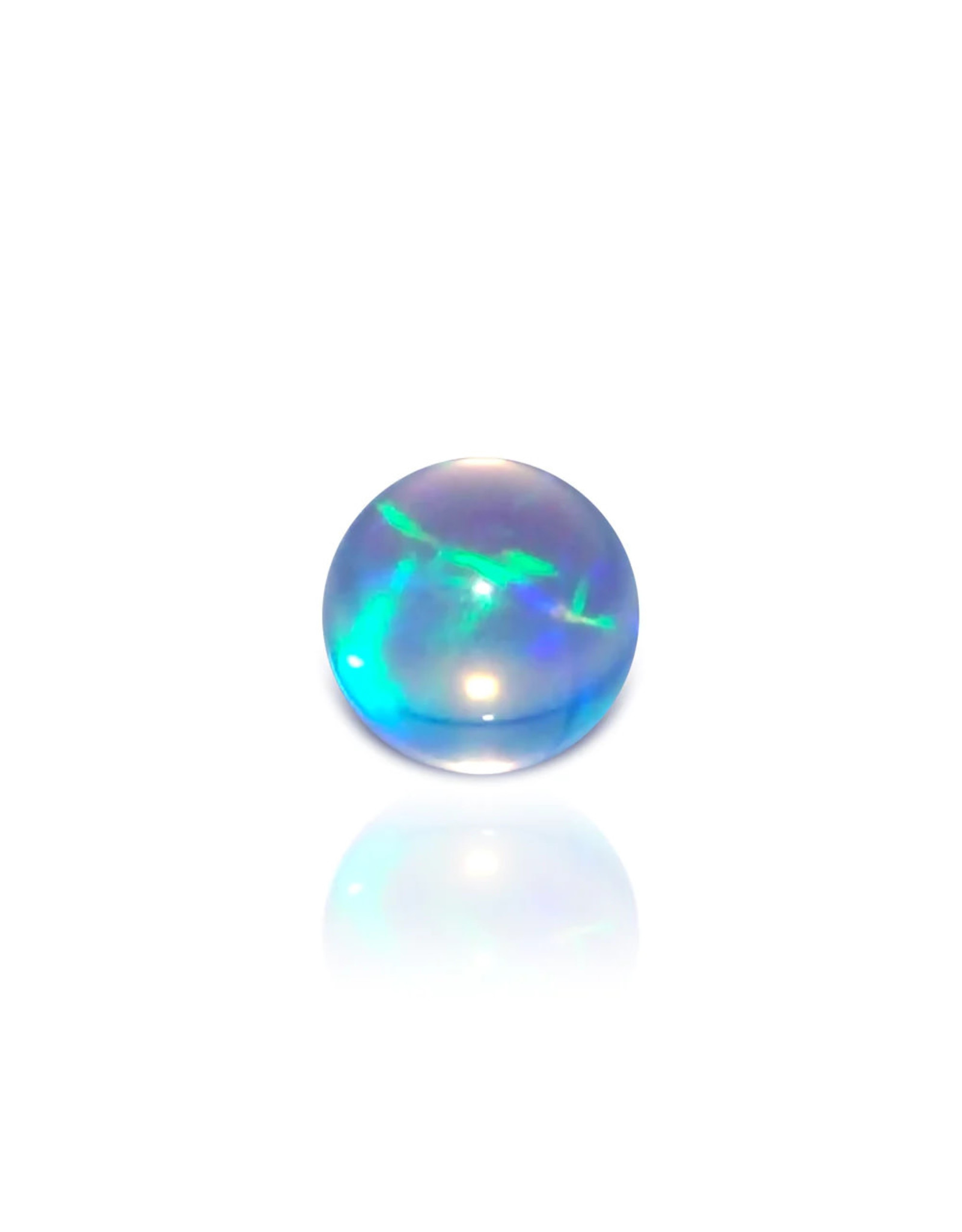 3mm Blue Opal Rainbow Pearl