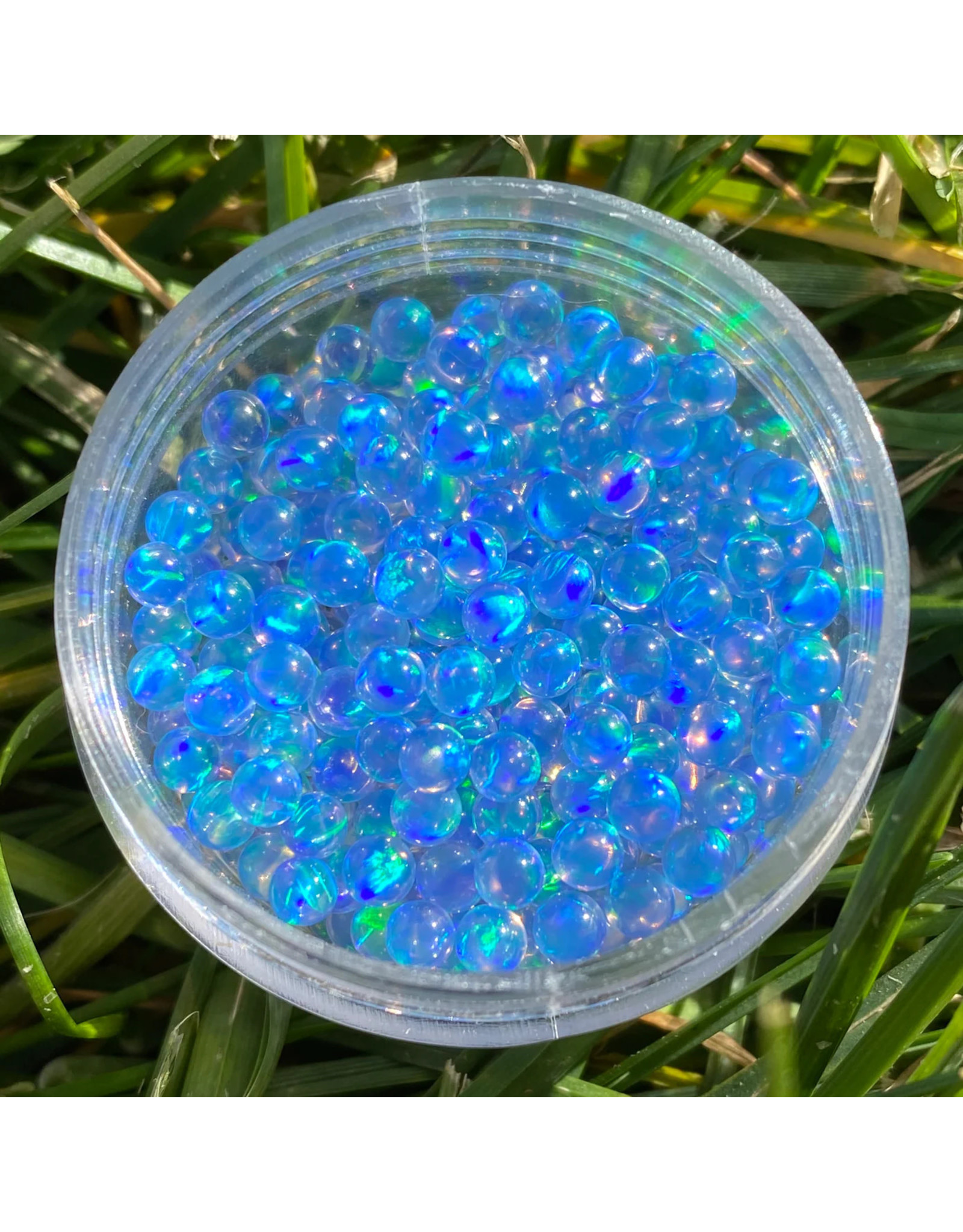 3mm Blue Opal Rainbow Pearl