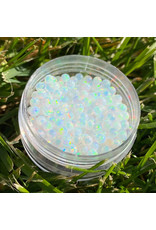 3mm White Opal Rainbow Pearl