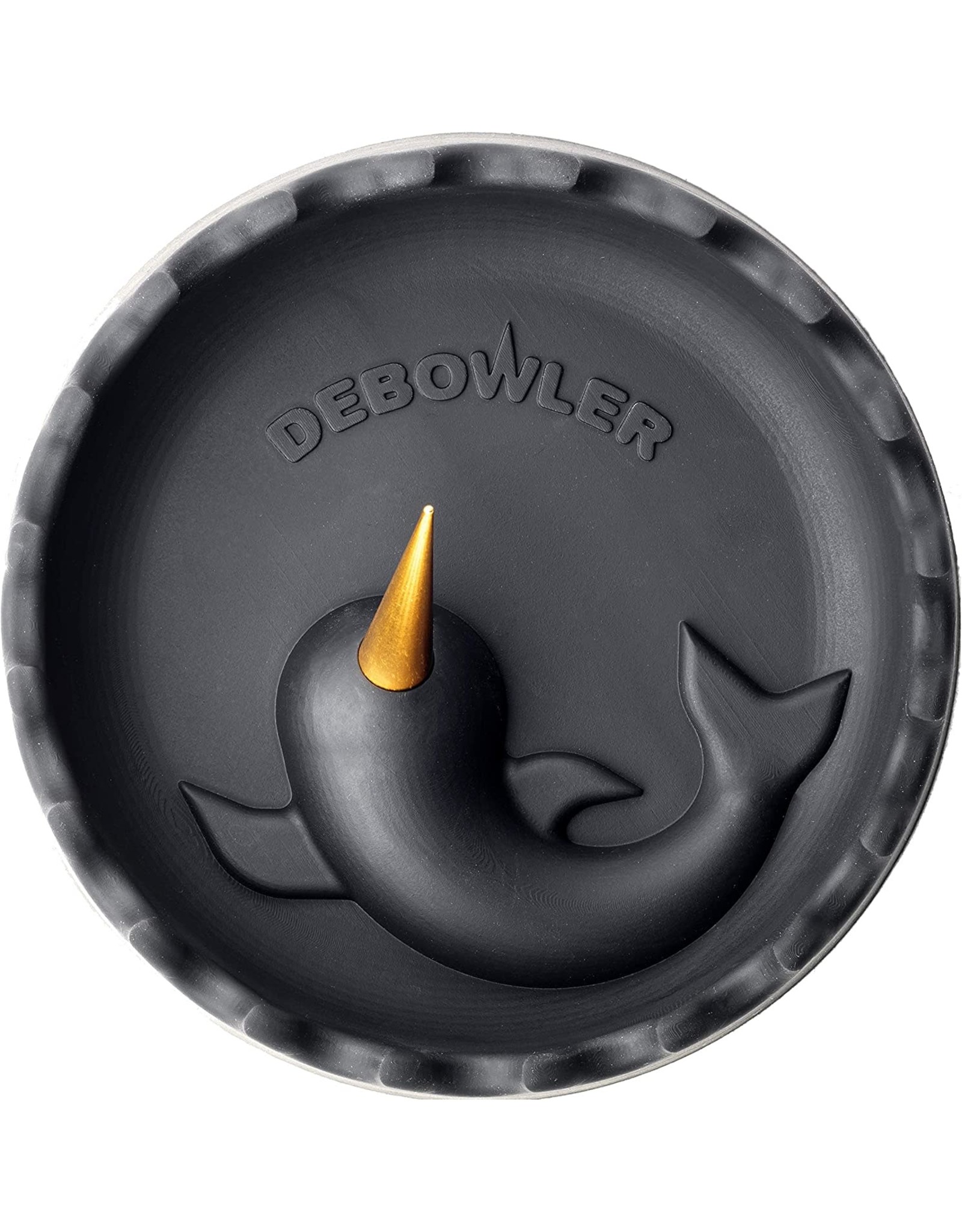 Debowler Narwhal Silicone Ashtray With Gold Poker