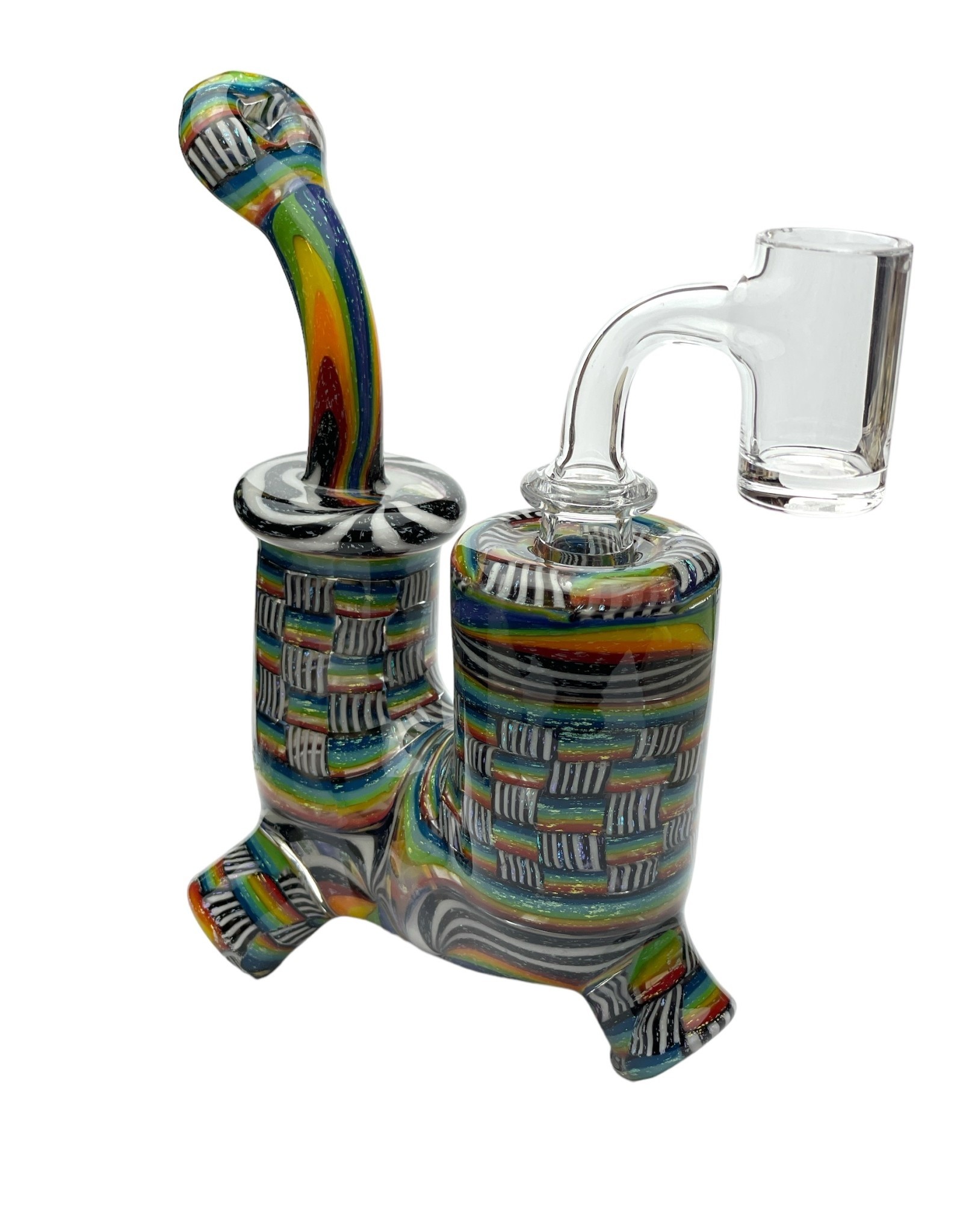 Jeff Green Wet lock Sherlock By Jeff Green - Rainbow Chip stack With 14mm Fitting