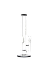 Grav Labs Grav Labs Large 16" Black Accent Straight Base With Disc Water Pipe