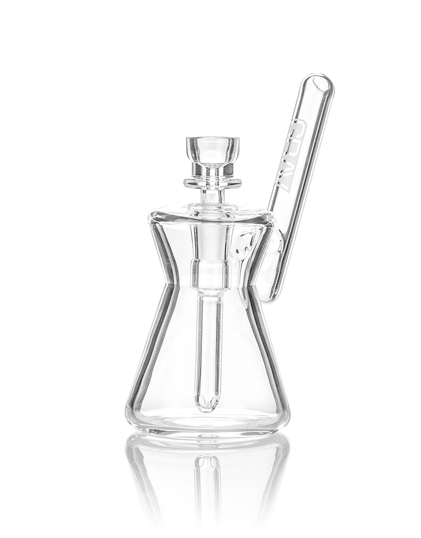 Grav Labs Grav Labs Hourglass Pocket Bubbler Clear