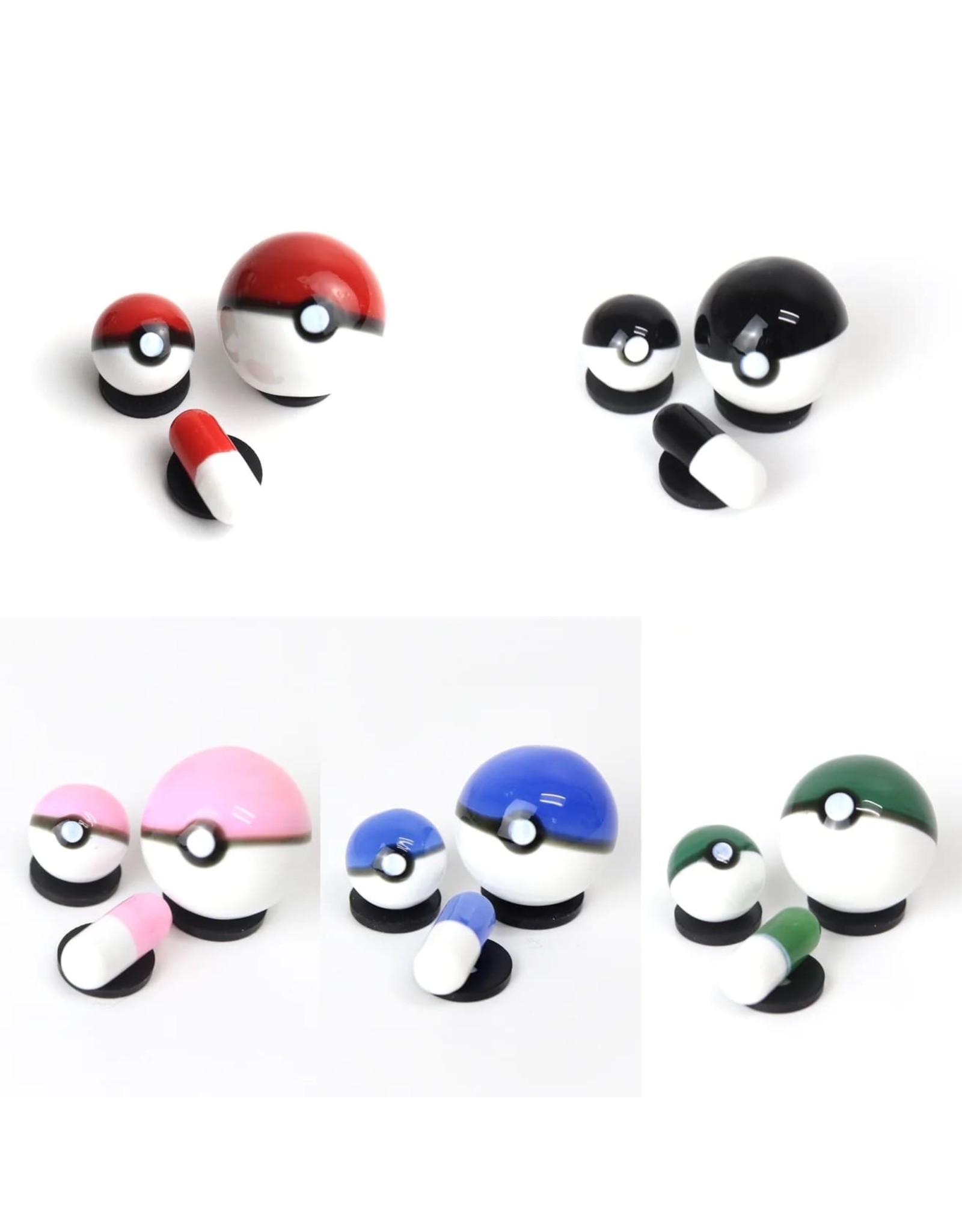 Ruby Pearl Co Pokeball Slurper Set 3pcs