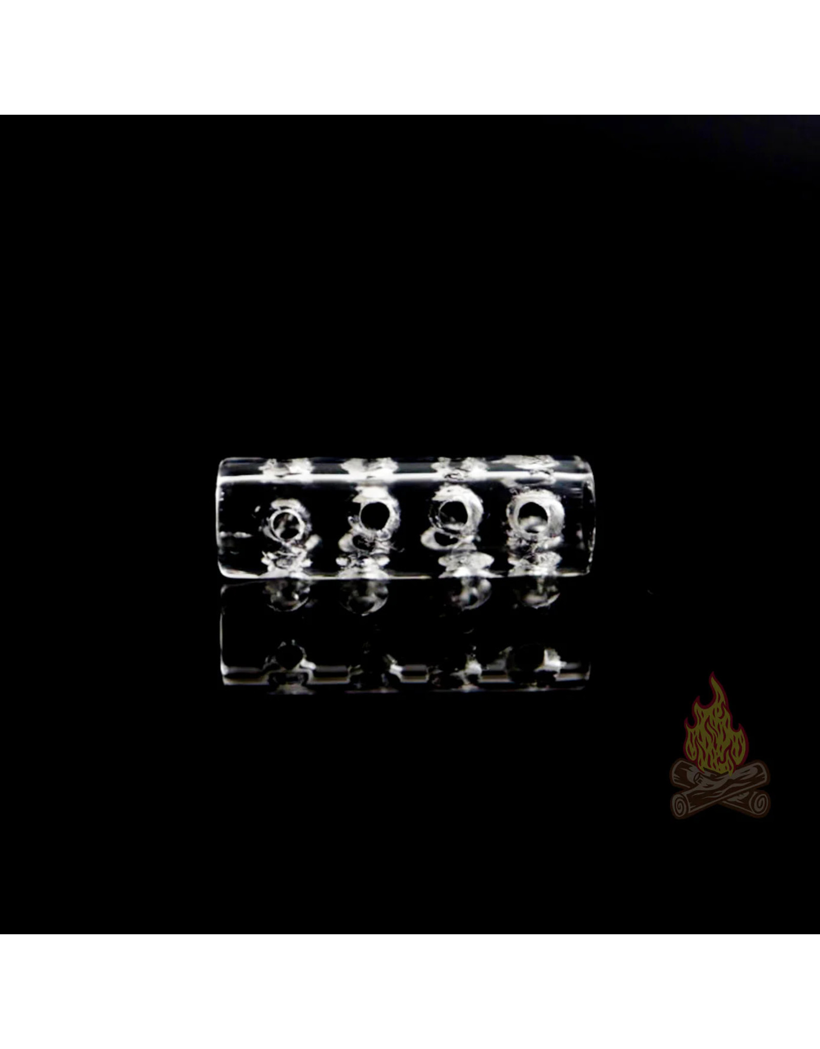 Ruby Pearl Co Quartz Hollow Pillar with Holes