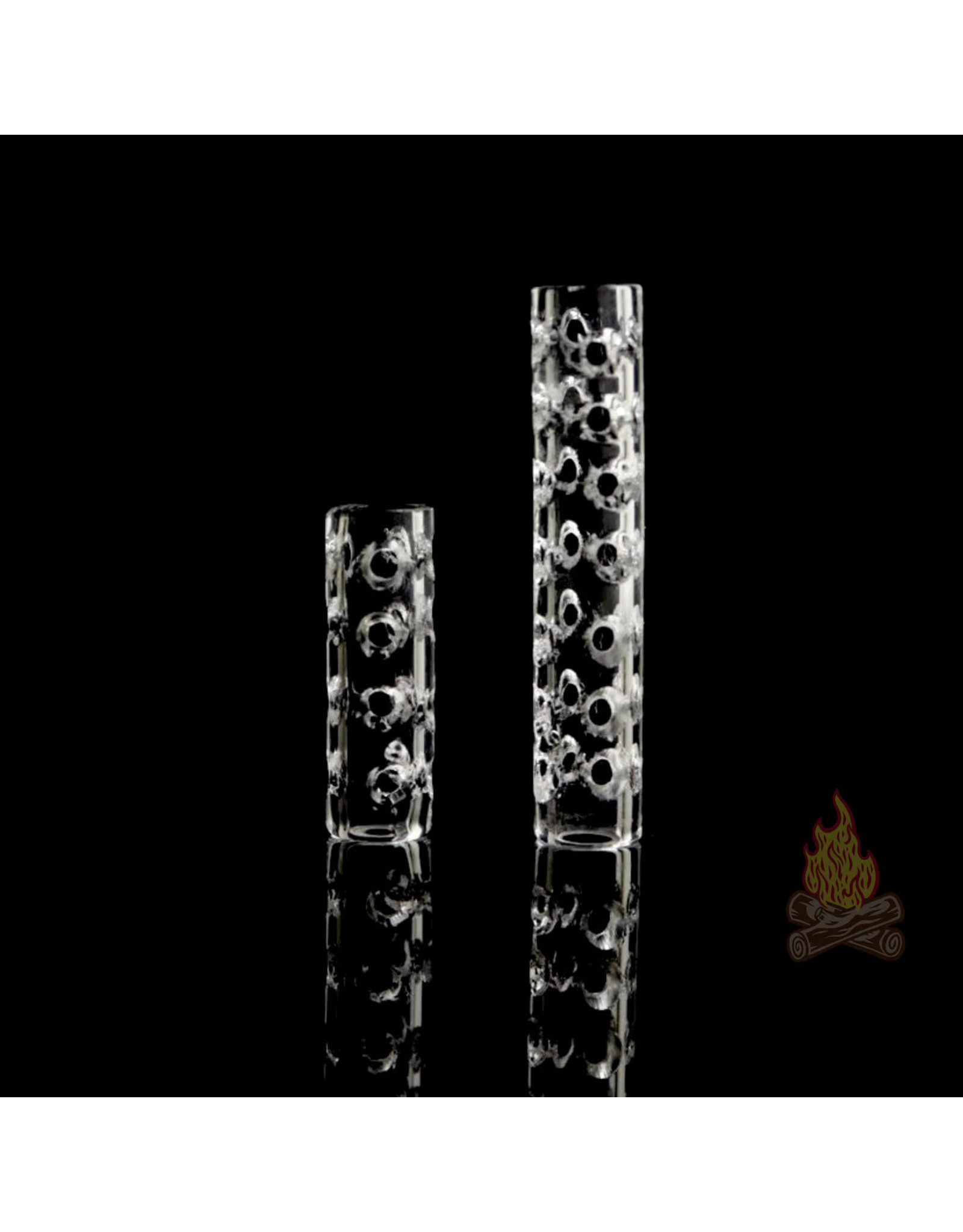 Quartz Hollow Pillar with Holes Borosyndicate